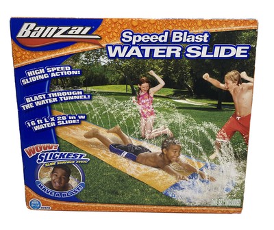 BANZAI SPEED BLAST  WATER SLIDE SLIP N SLIDE NEW IN BOX