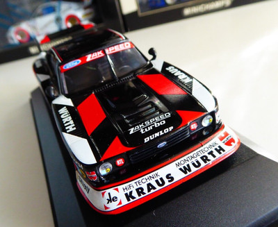 1/43 Minichamps Ford Capri Gr. 5 Zakspeed Wurth Kraus Hi-Fi 1980 Ludwig