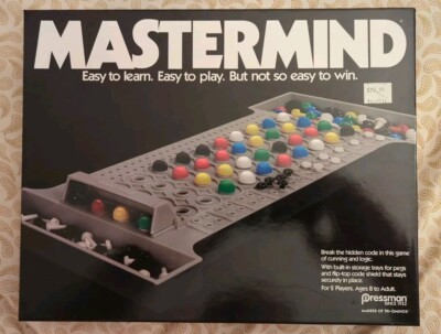 MASTERMIND Board Game Pressman New