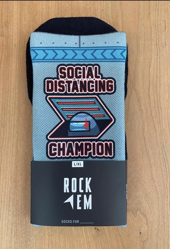 Mens Size L/xl Social Distancing Champion Among Us Imposter New