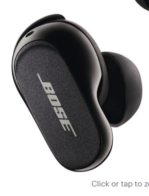 Bose QuietComfort ii Noise Cancelling True Wireless replacement Left  ear bud