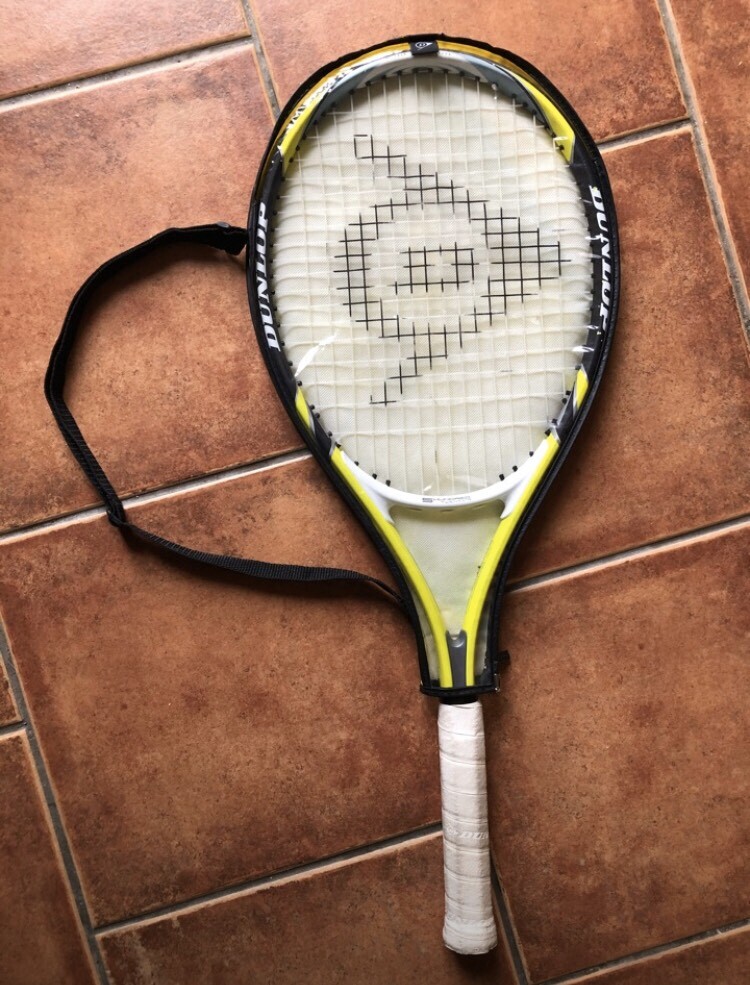 Dunlop Tennis Racket 5 Hundred Twenty 7 with sleeve. in Brackla