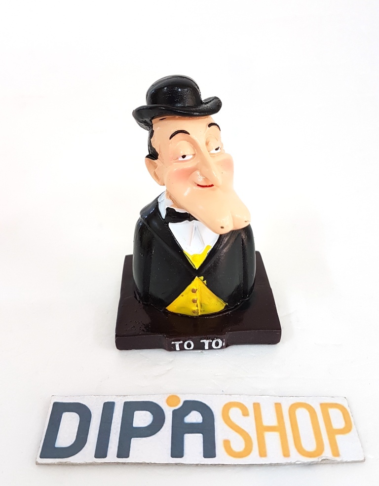 Statuina PortaFortuna Decorazione Busto Totò In Resina 9cm moc