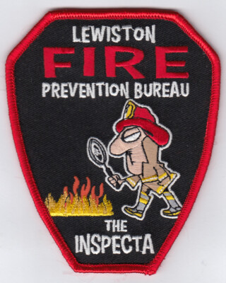 Maine Lewiston Fire Prevention Bureau Patch