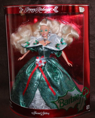 Barbie - Happy Holidays 1995 Special Edition Doll (14123)