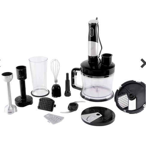 NEW, Wolfgang Puck 7-in-1 Immersion Blender w/ 12-Cup Food P