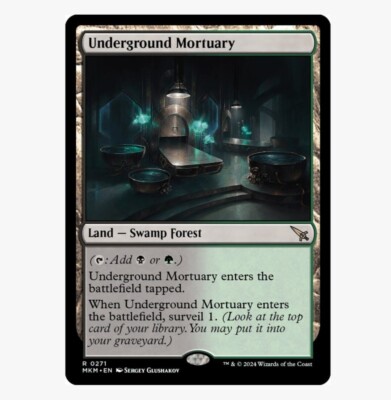 Underground Mortuary (Foil) - NM/M - #271 - MKM - MTG