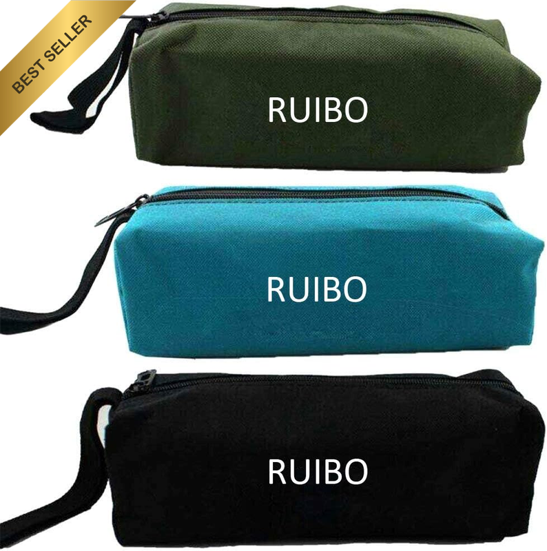 Small Canvas Zipper Bags/Multi-Purpose Tool Pouch Tote Bags Storage Organizer wi
