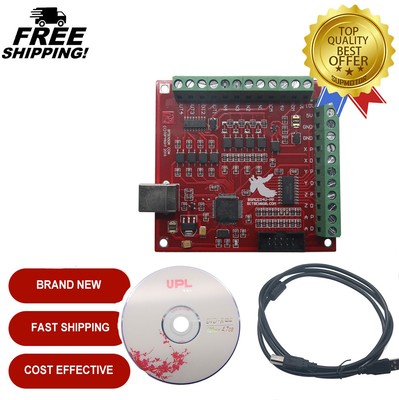 CNC USB MACH3 100Khz Breakout Board 4 Axis Interface Driver Motion Controller su