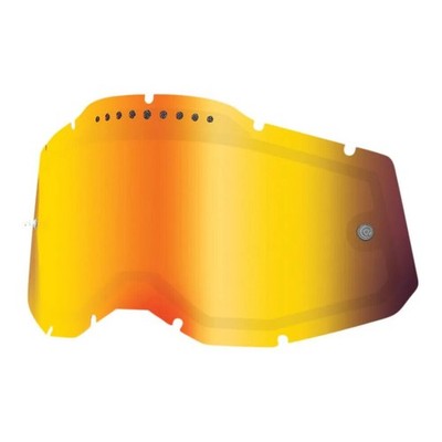 100% Ersatzglas Racecraft 2 /Accuri 2 /Strata 2 verspiegelt rot