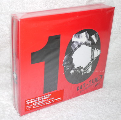 KAT-TUN 10TH ANNIVERSARY BEST 10Ks 2016 Taiwan Ltd 3-CD+36P Booklet 