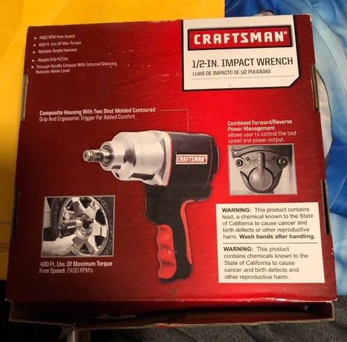 Craftsman Air Impact Wrench 1/2 Impact Wrench Come With Swivel Air Hose Connect