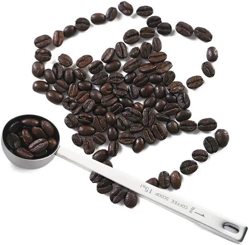 Jasni Stainless Steel 1 Tablespoon Measuring Coffee Scoop Spoon Set of 3