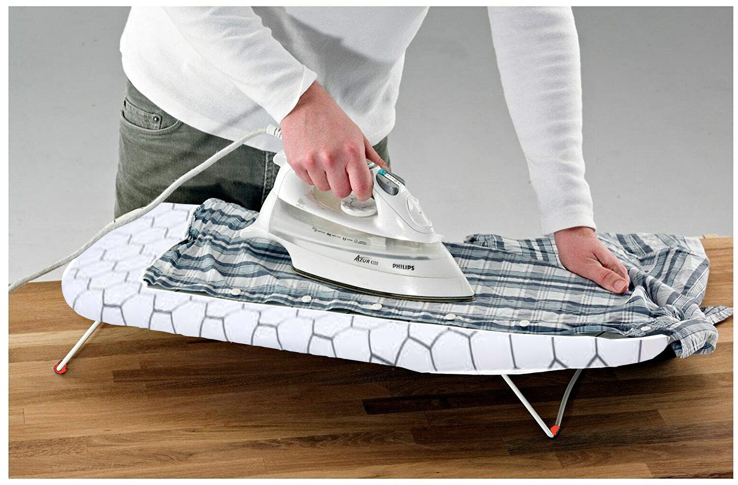IRON TOP BOARD FOR WWW S EXTENSIONTABLE用 Lama Lux Professional Wide Steel Mesh Top Ironing Board with