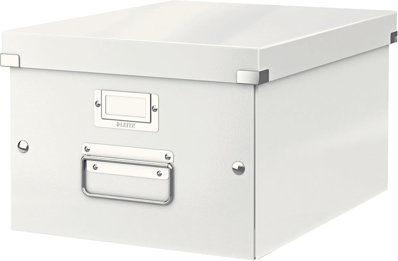 Leitz A4 Storage Box, Click & Store Range, 60440001, White, Medium