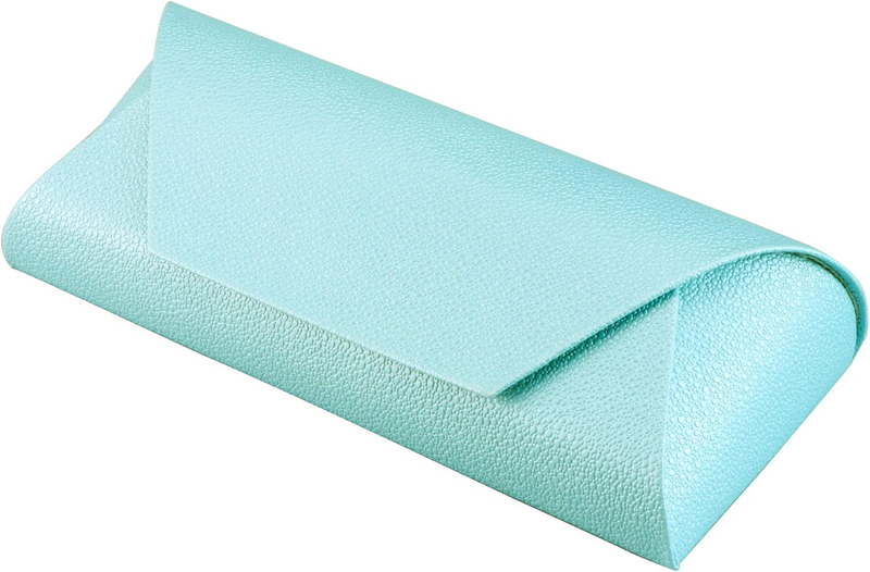 Eyeglass Case Hard Shell, Portable Sunglass Case, Fashionable PU Leather Eyeglas