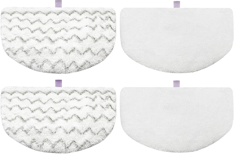 4 Pack Steam Mop Pads Replacement for Bissell Powerfresh Steam Mop 1940 1440 154