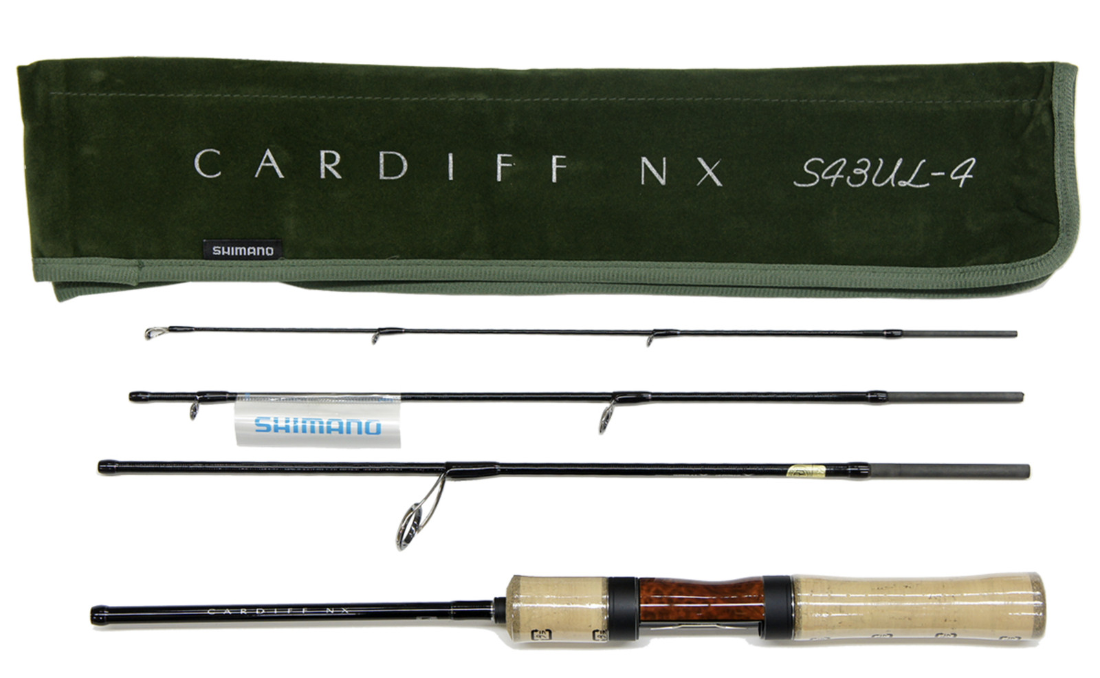 Shimano 21 Cardiff NX S43UL-4 Spinning Rod for Trout Shipping From
