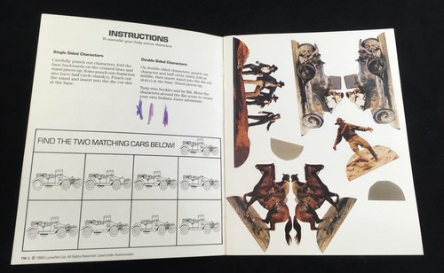 Vintage Retro Pizza Hut Indiana Jones and The Last Crusade Collectible