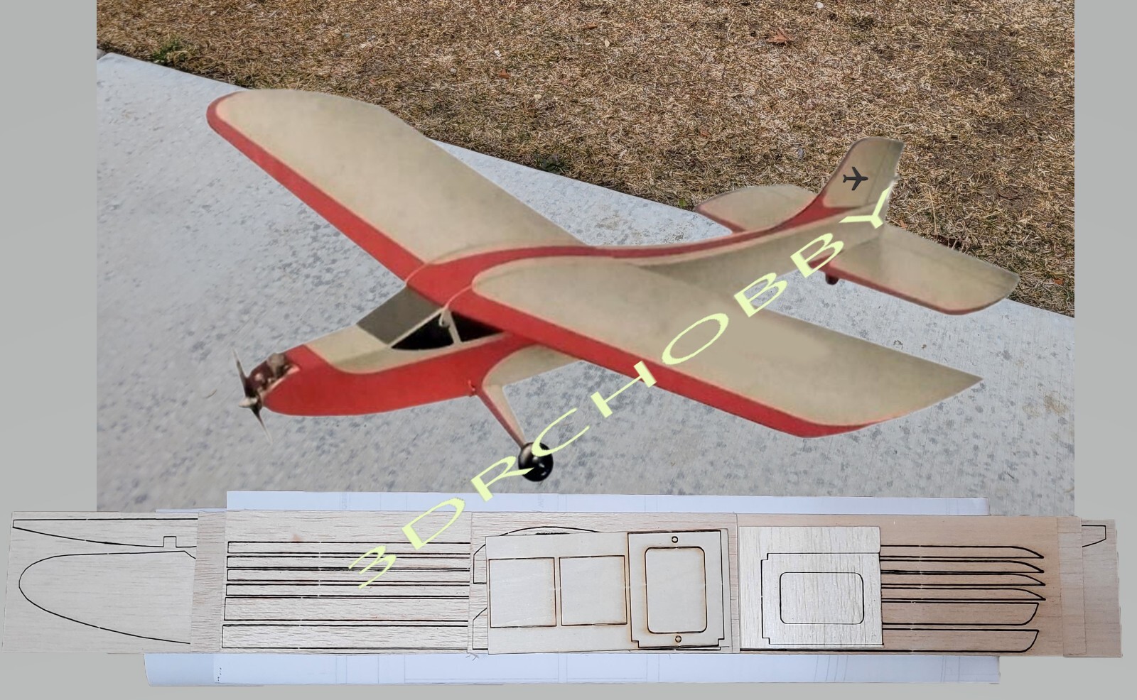 ホビーラジコン PILOT SEMI SCALE BALSA KIT 3d-Extra PILOT SEMI SCALE BALSA KIT 3d-Extra
