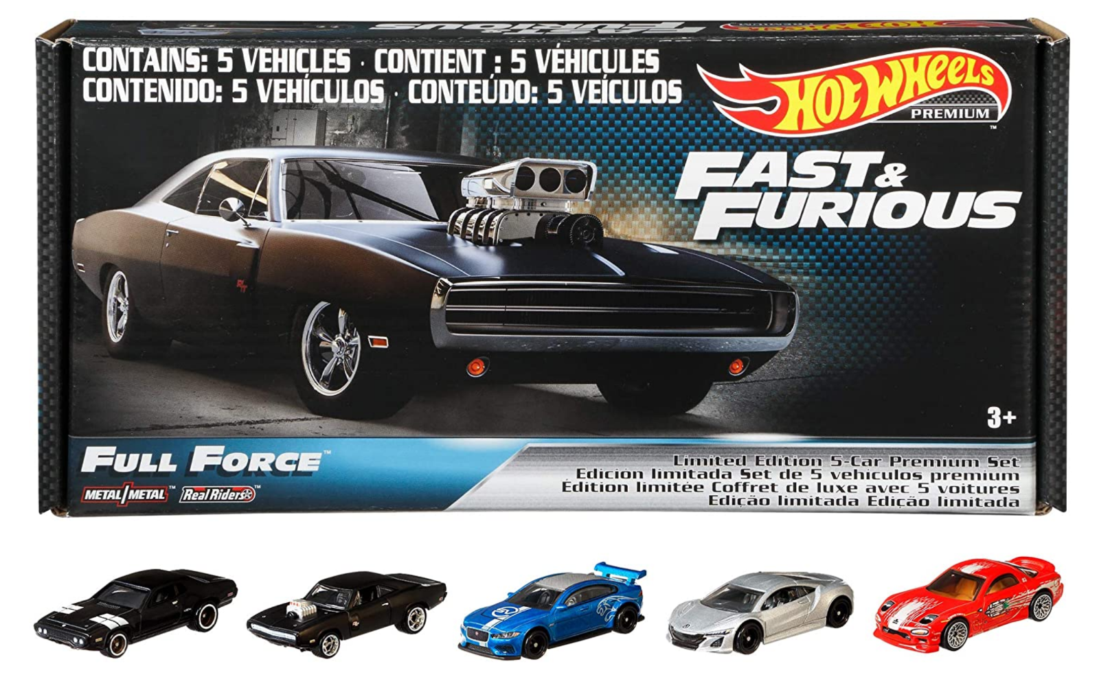 2020 HOT WHEELS PREMIUM Fast & Furious FULL FORCE 5 Pack Box 2020 HOT WHEELS PREMIUM Fast & Furious FULL FORCE 5 Pack Box