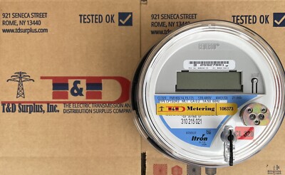 ITRON, WATTHOUR METER KWH, CP1SDR3, FM16S, 4W, 7 LUG, Y/D, 320A, 120-480V, SMART