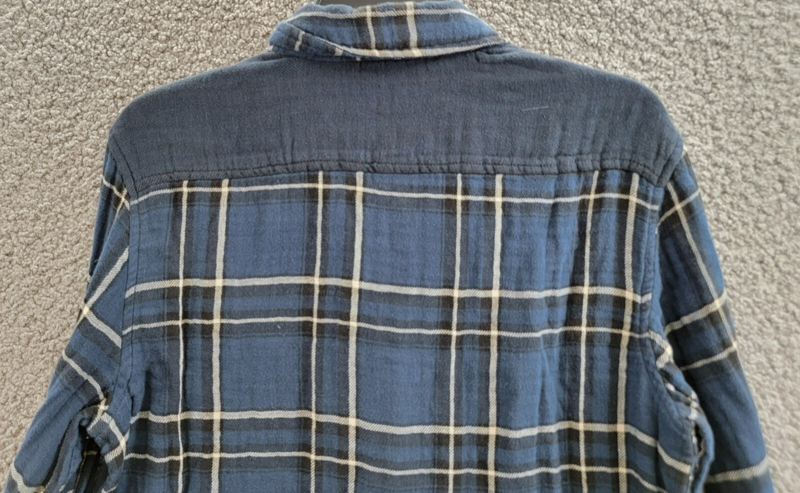Buffalo David Bitton Sujay Plaid Long Sleeve Shirt Men's S Whale Patch Pocket - Picture 14 of 19