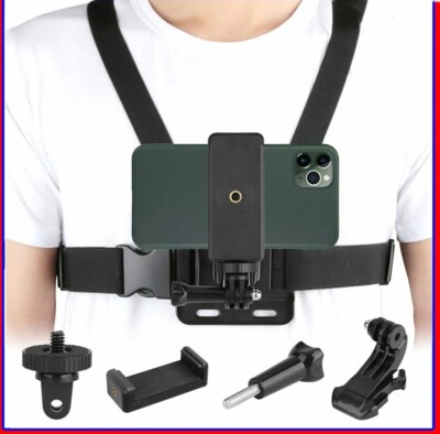 Adjustable Chest Harness Strap Mount Phone Accessories for iPhone GoPro Hero