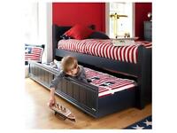 Beautiful Blue Aspace charterhouse trundle bed and desk 