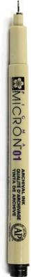 SAKURA PIGMA MICRON PEN - PIGMENT ARCHIVAL INK FOR FINE DETAILS - BRUSH TIP