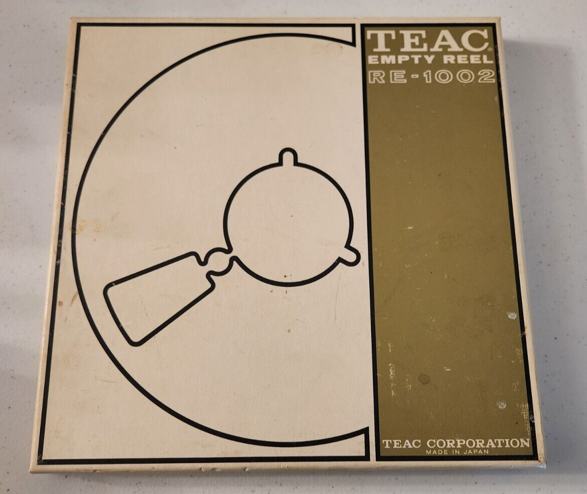 TEAC　EMPTY REEL　RE−1002 TEAC 1 Re-1002 Empty 10.5 Metal Reel w/box – The Turntable Store