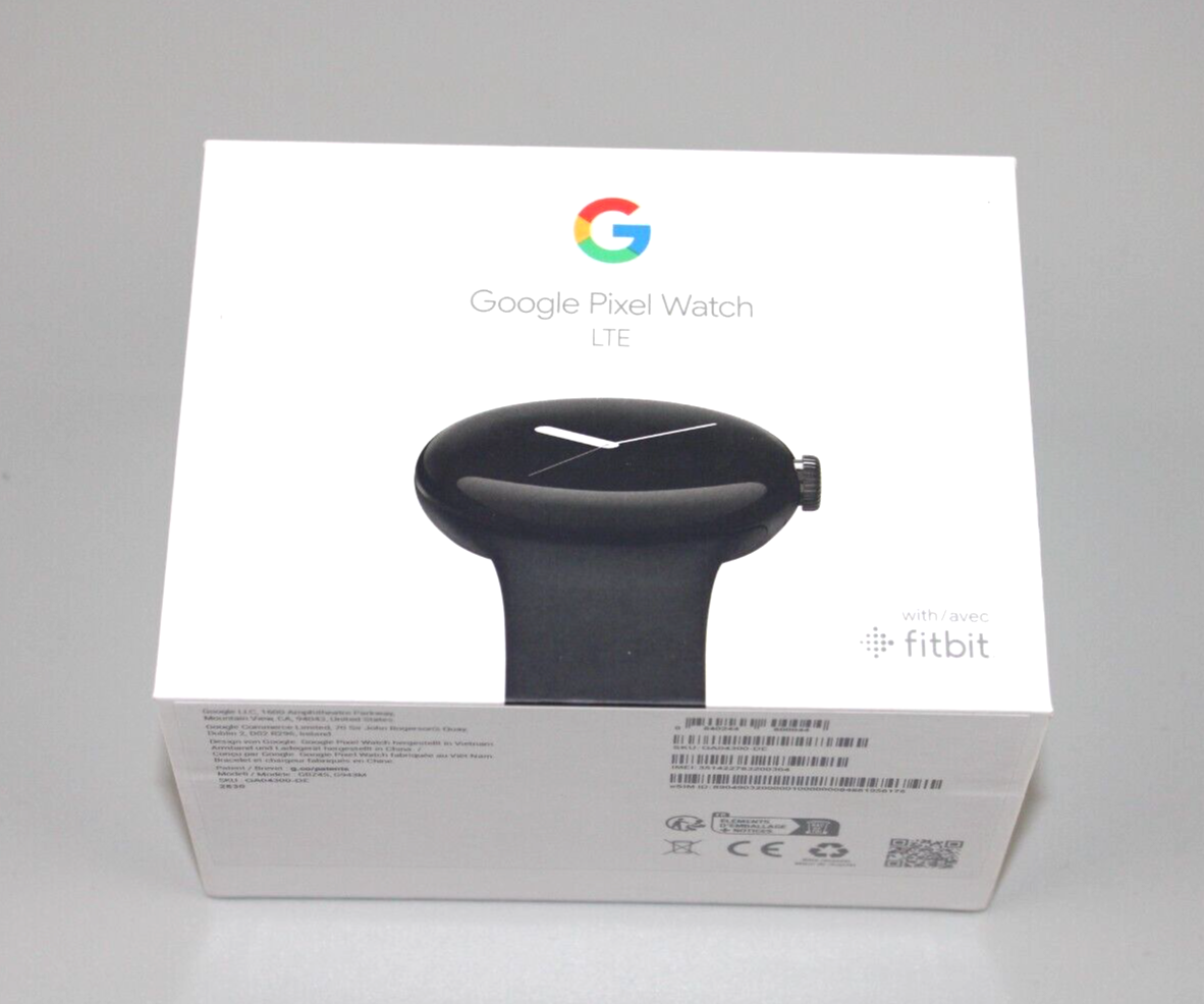 Google Pixel Watch LTE 41 mm,  130-210 mm,  Matte Black / Obsidian