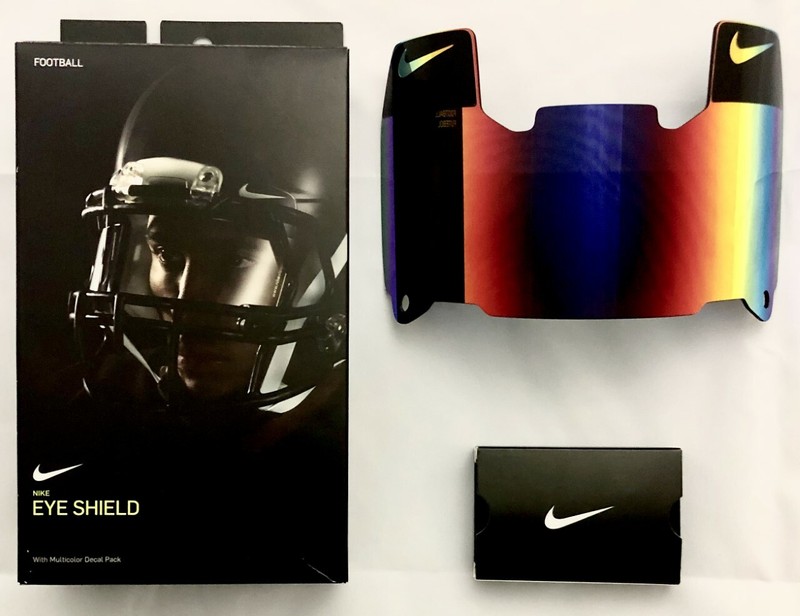 nike gridiron eye shield 2.0 with decals