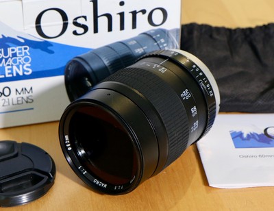 Oshiro 60mm f/2.8 2:1 Macro Prime Lens for Canon