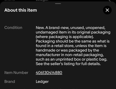 Item photo(s) from verified buyer