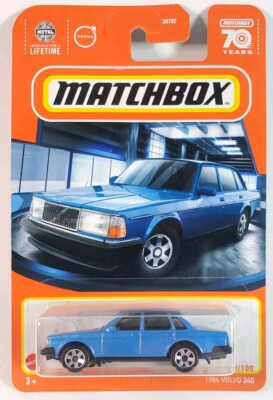 Matchbox - 1986 Volvo 240 99/100 Blue 70 Years 2023