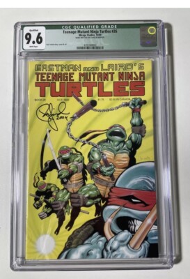 * Teenage Mutant Ninja Turtles #26 CGC 9.6 QUALIFIED GRADE.