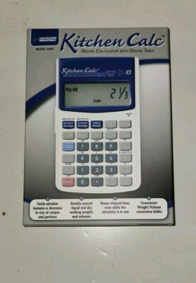 Calculated Industries KitchenCalc 8300 Recipe Calculator