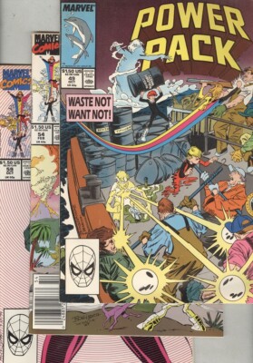 Power Pack #47, #48, #49, #54 and #59 FN