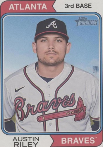 2023 Topps Heritage High Number - Austin Riley #OB-AR