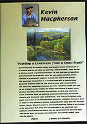 Painting a Landscape from a Small Study Kevin Macpherson Oil Painting video