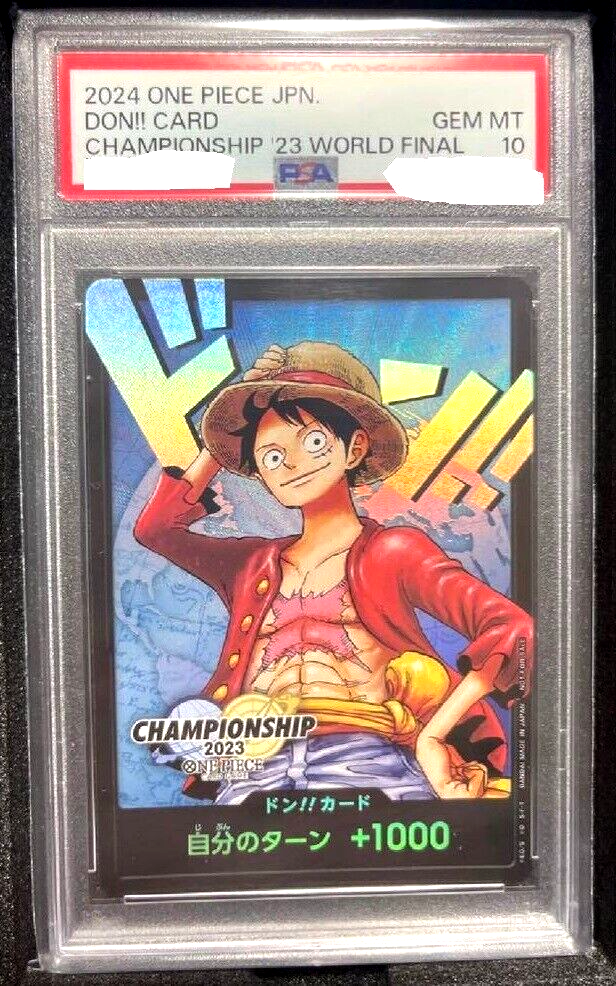 PSA 10 One Piece Card Don Card Championship 2023 World Final PSA 10 One Piece Card Don Card Championship 2023 World Final