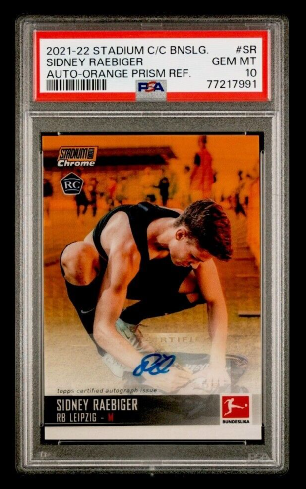 その他 Sydney Raebiger RC Autograph Topps 2021-22 Sidney Raebiger Topps Stadium Club Chrome Refractor