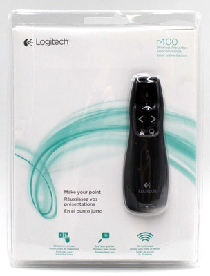 NFS Logitech R400 Red Laser Pointer 50ft Range Wireless Presenter Remote