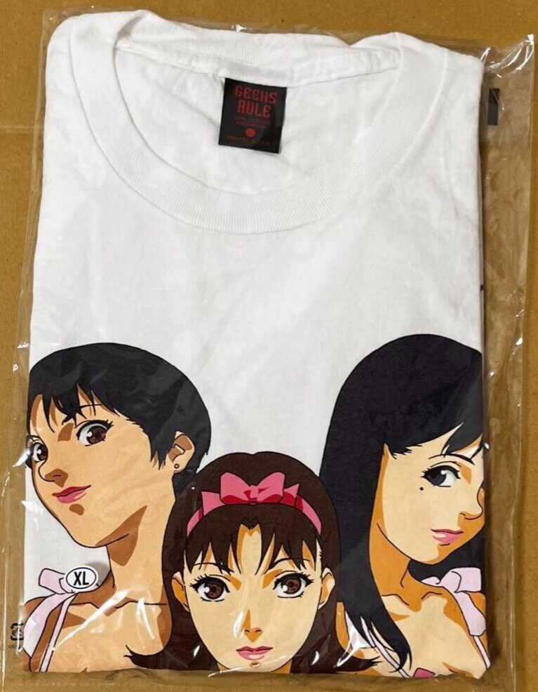 PERFECT BLUE × GEEKS RULE SILKSCREEN PRINTING T-SHIRT White PERFECT BLUE × GEEKS RULE SILKSCREEN PRINTING T-SHIRT White