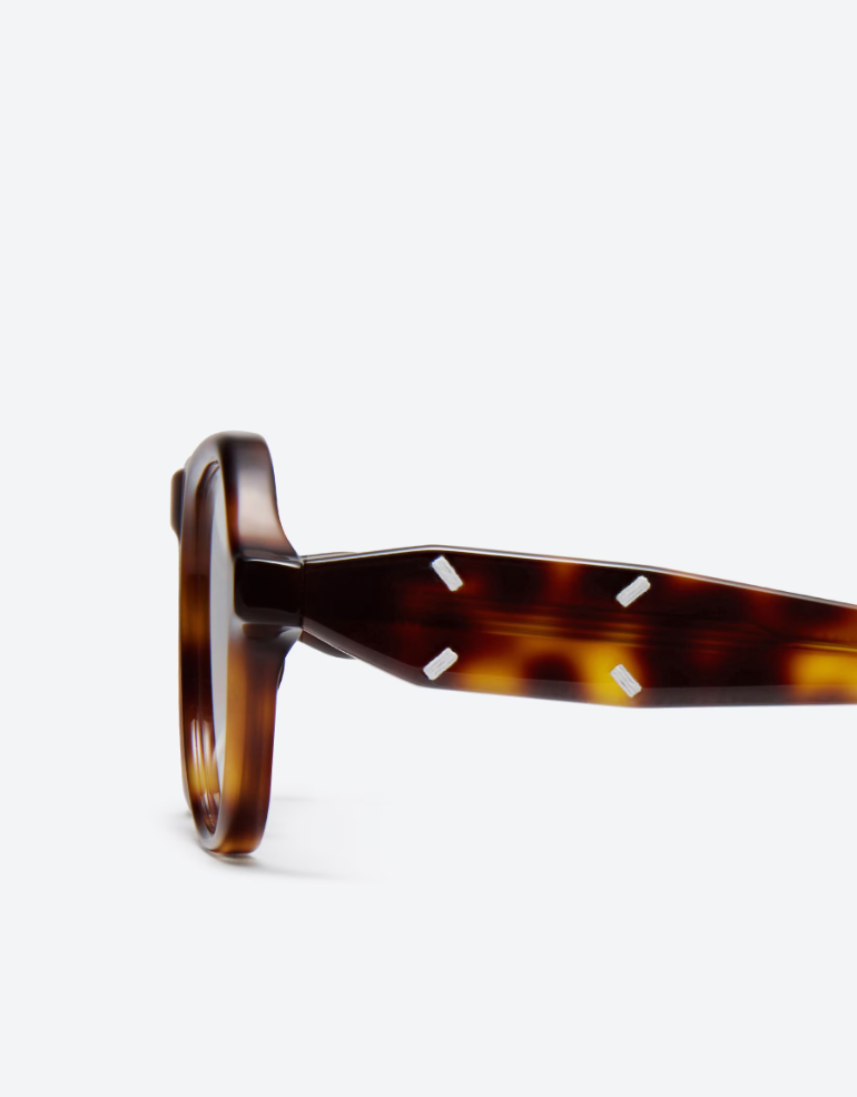 Pre-owned Gentle Monster X Maison Margiela Mm113 Tortoiseshell Clear Mm113-l2 In Tortoiseshell/clear