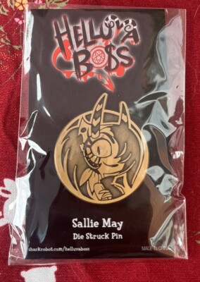Helluva Boss Sallie May Die Struck Pin RARE LIMITED EDITION