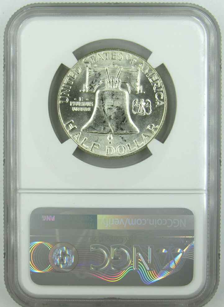 1962-D FRANKLIN HALF DOLLAR NGC MS64