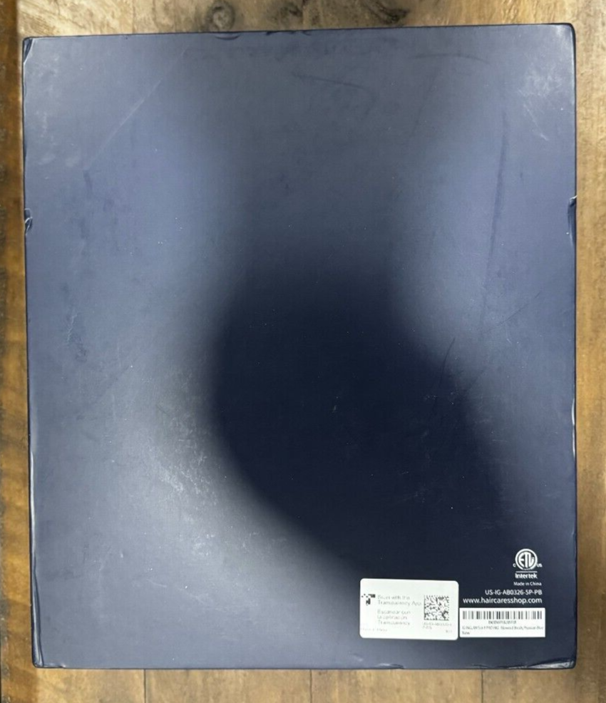 Ig Inglam MegaAir Styler, 5 in-1 Professional Hair Dryer Brush 110,000 PRM BLUE