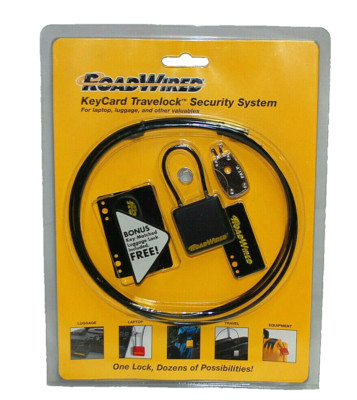 RoadWired KeyCard Travelock Security System for Laptop, Luggage & Other  S8885